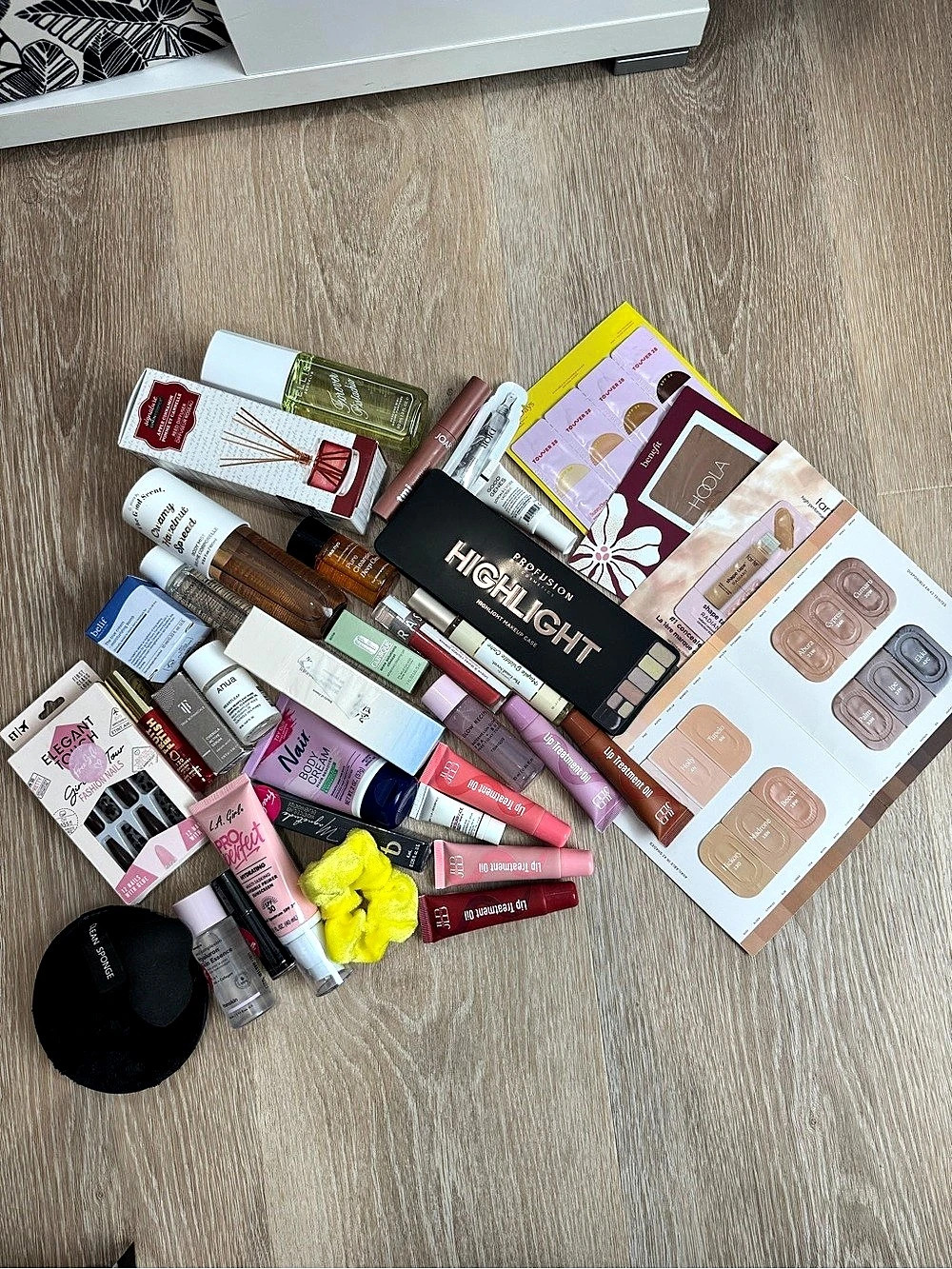 Random makeup and sample lot